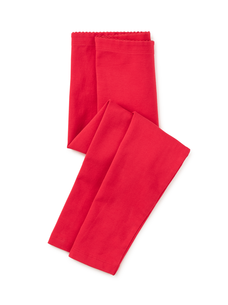 Solid Leggings in Lingonberry - View 1