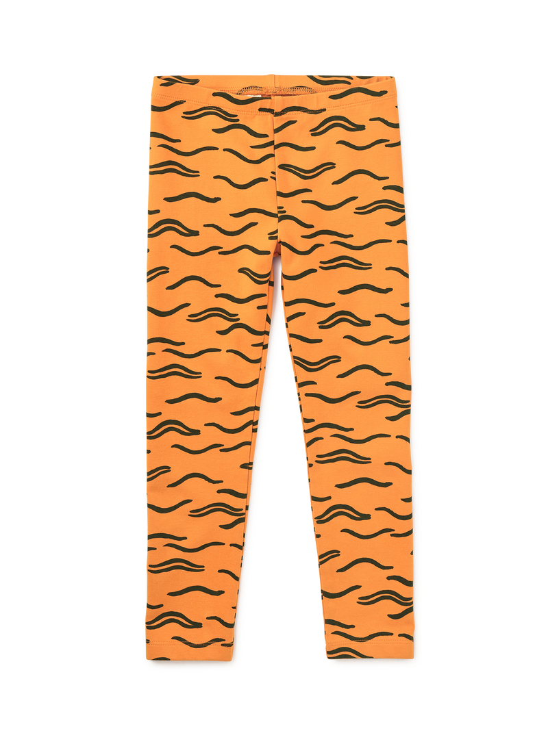 Printed Leggings in Tiger Stripes - View 2