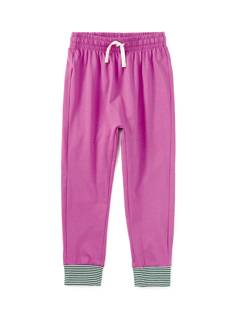 Solid Everyday Joggers in Mulberry - View 1