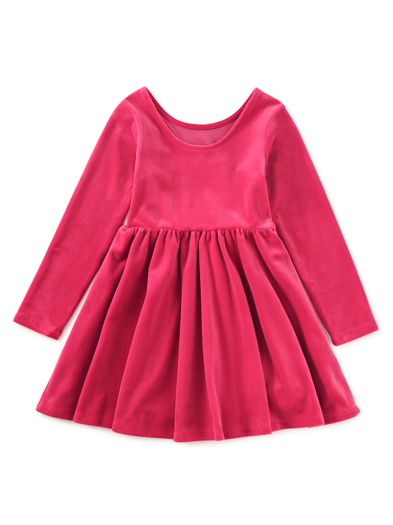 Velour Ballet Dress in Thistle - View 2