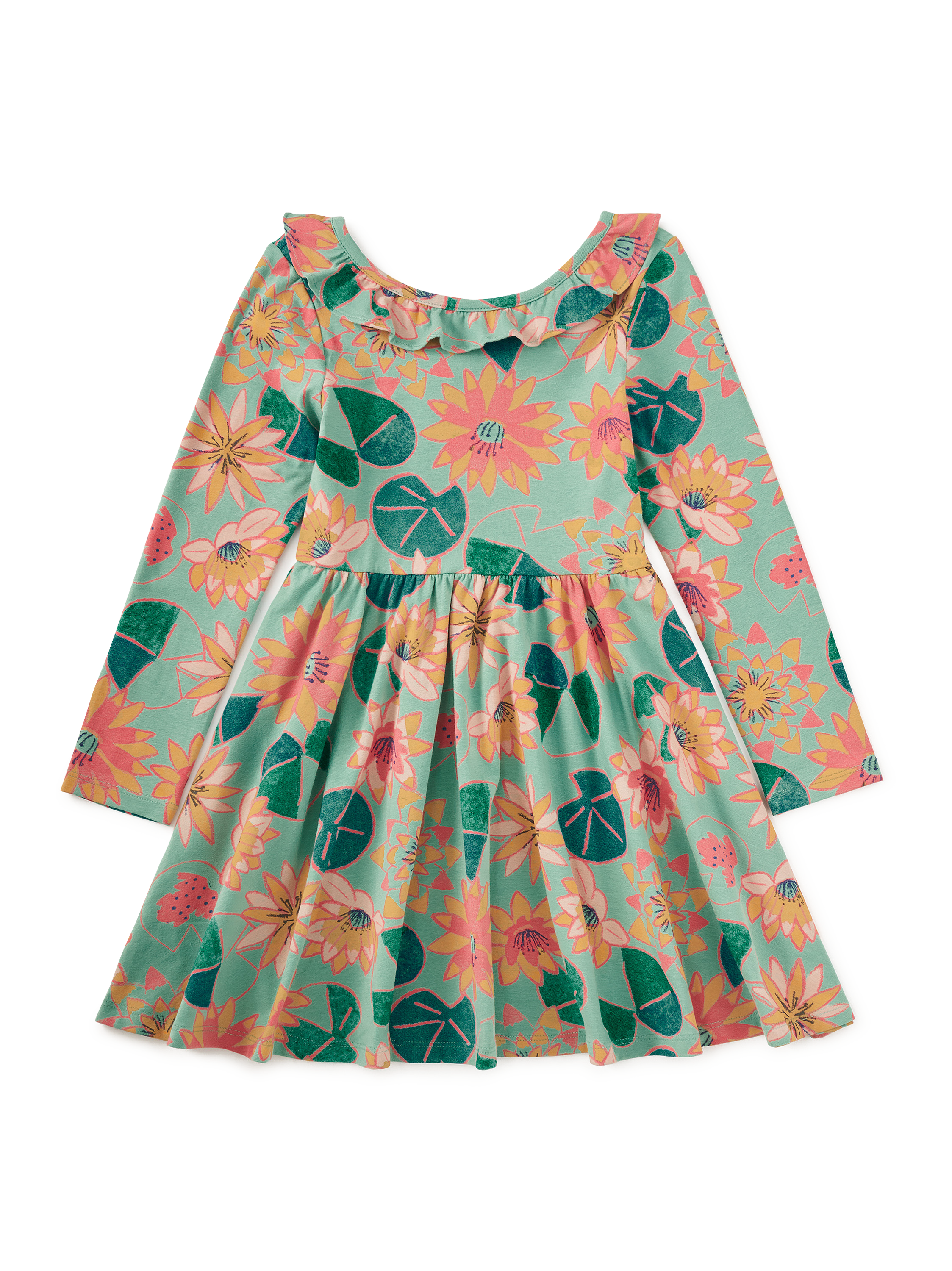 Ruffle Collar Ballet Dress