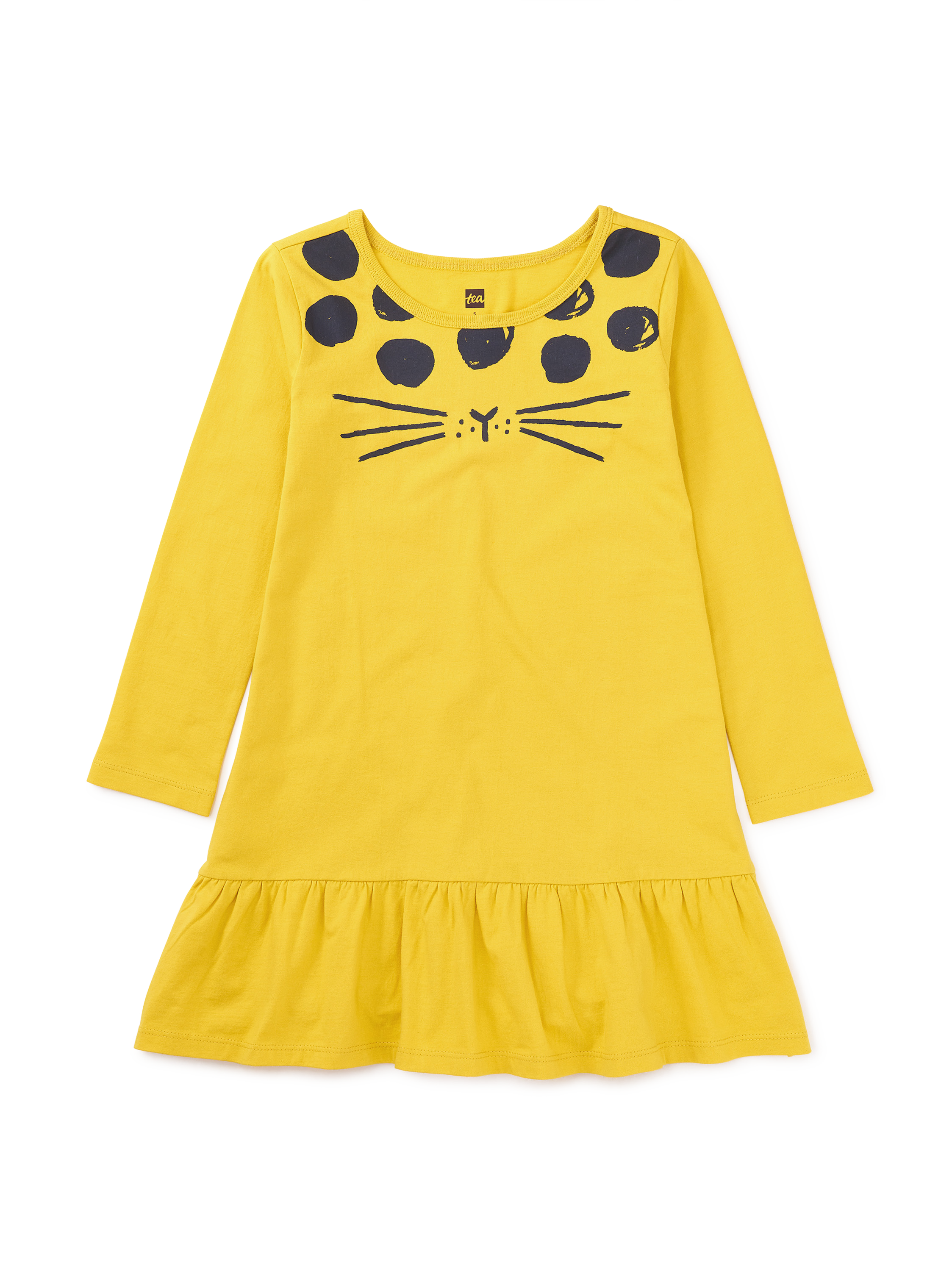 Ruffle Hem Graphic Dress