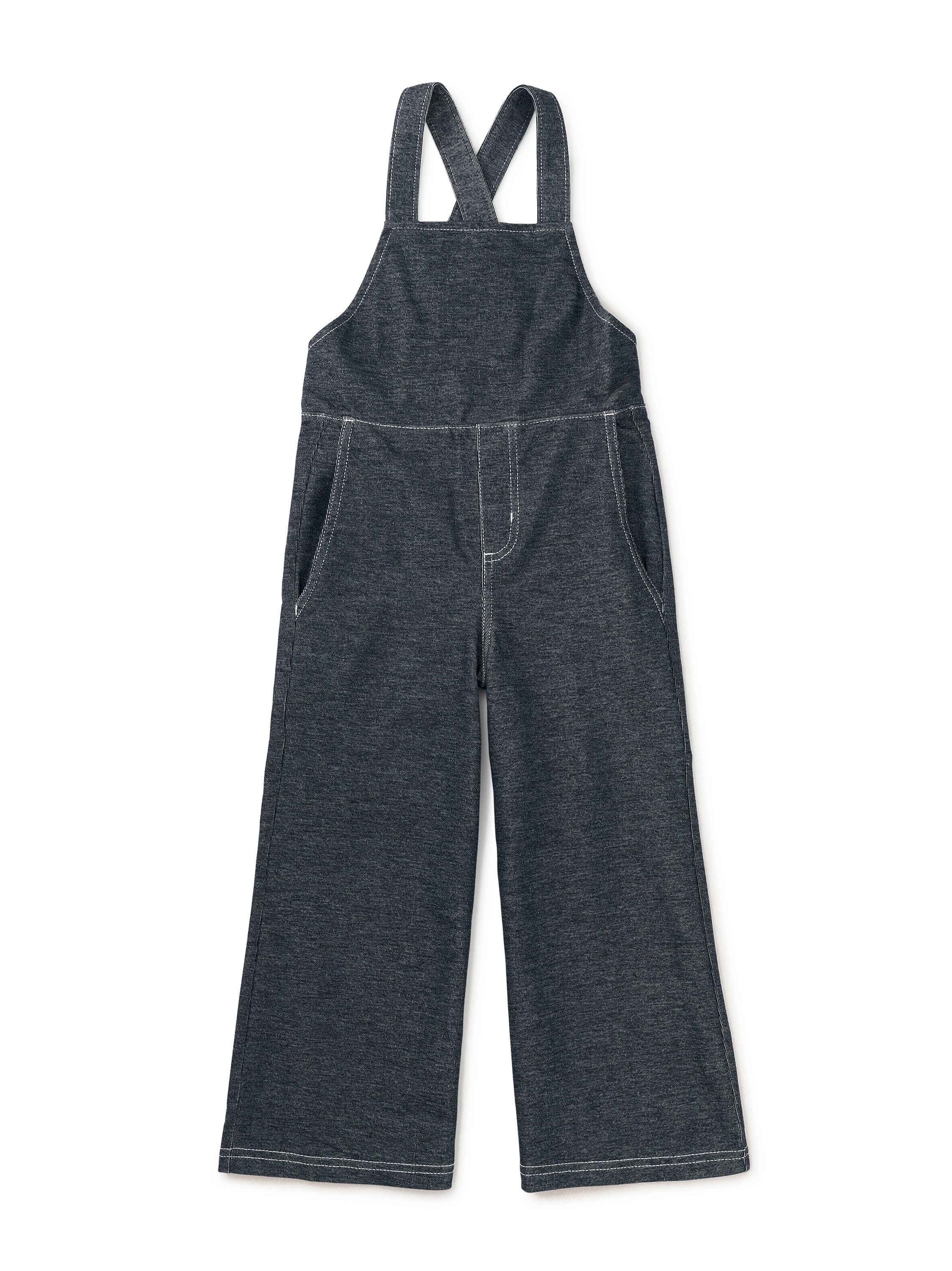 Wide Leg Denim-Like Overalls