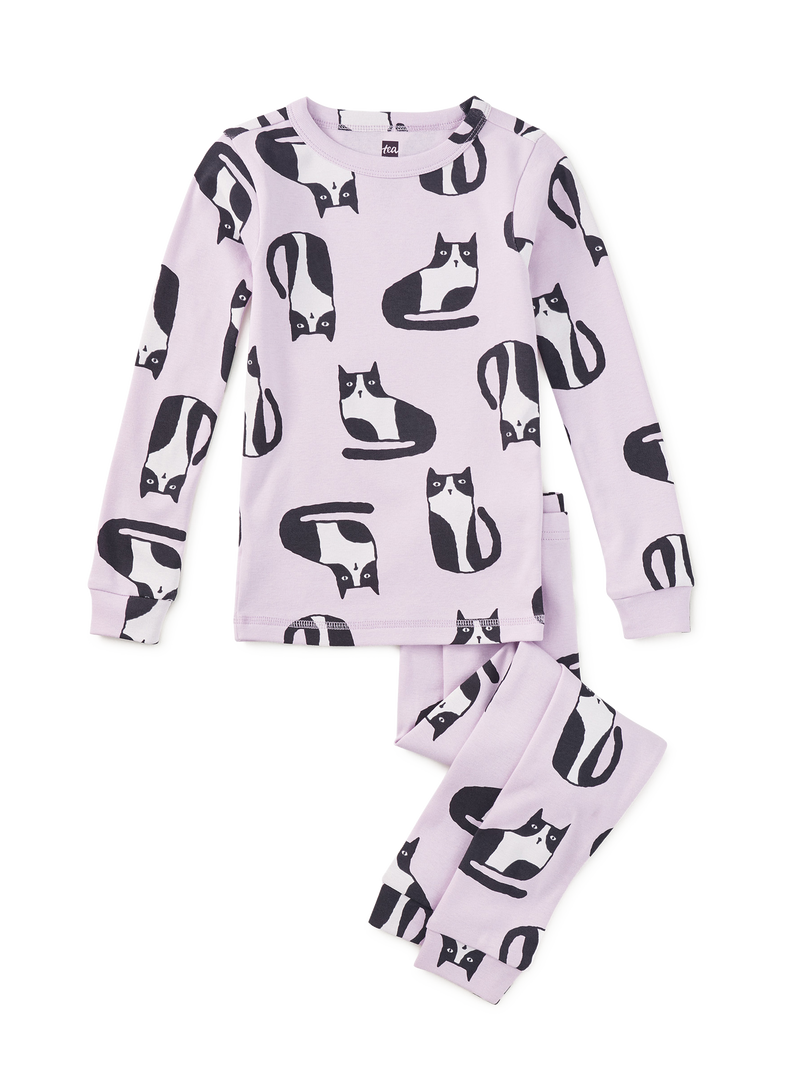 Goodnight Pajama Set in Catnap - View 1