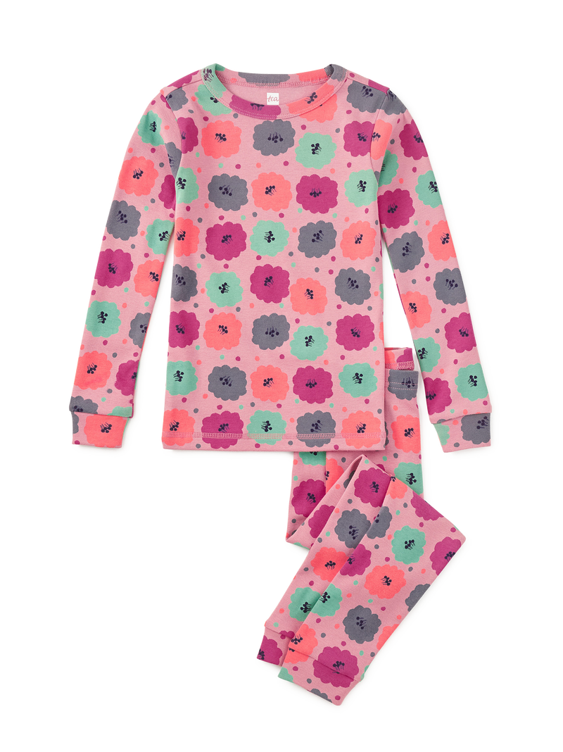 Goodnight Pajama Set in Cherry Blossoms - View 1