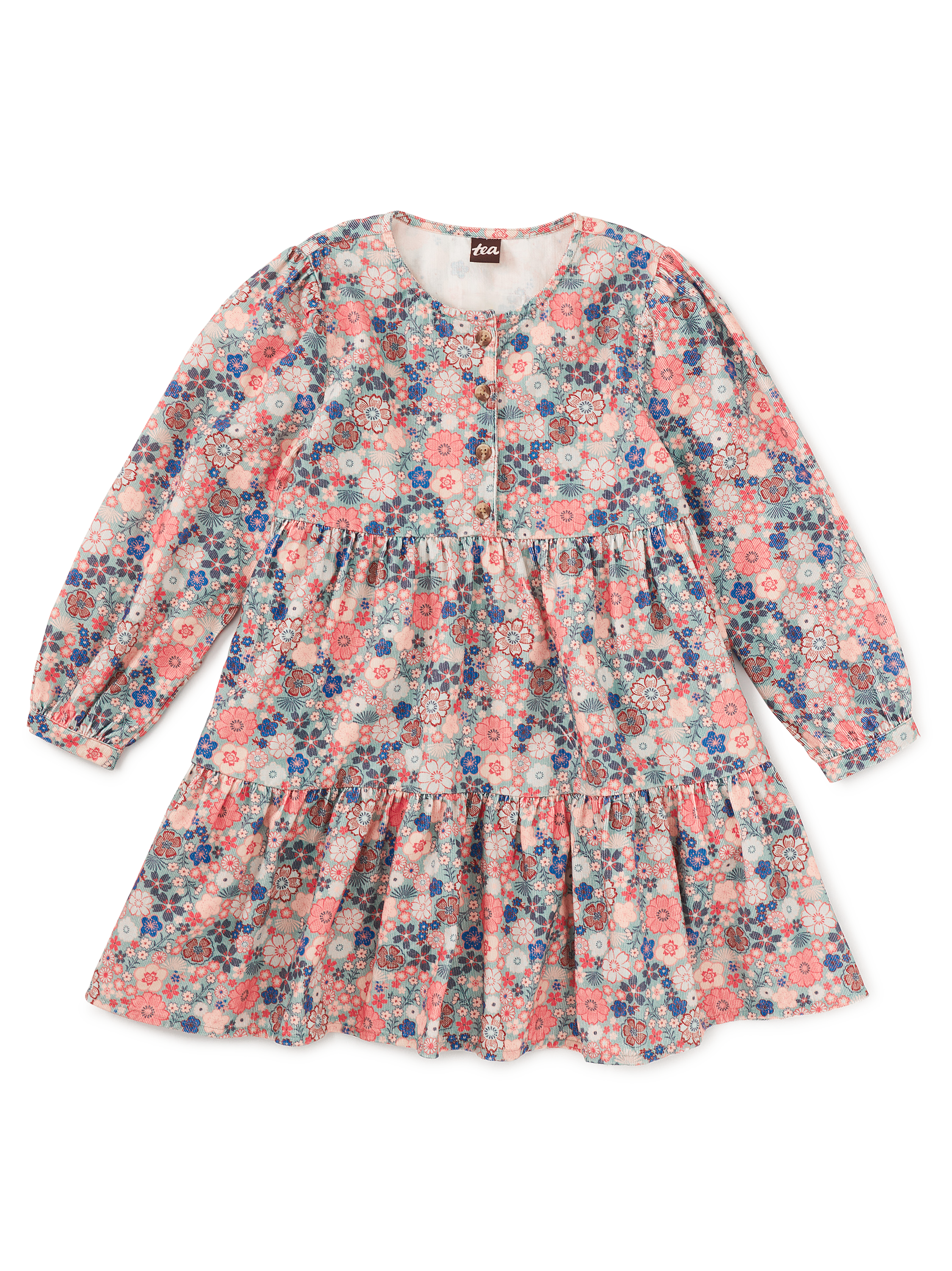 Corduroy Henley Shirtdress