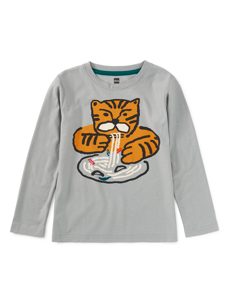 Sareoks Tiger Graphic Tee in Sidewalk - View 1