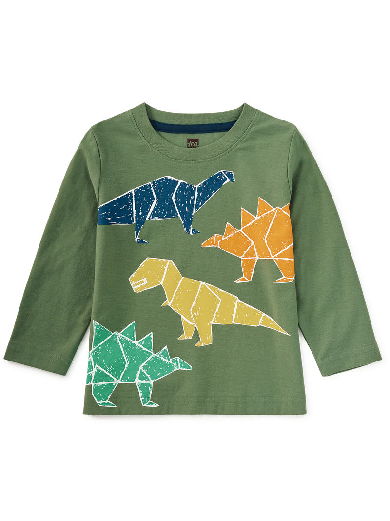 Dino Friends Graphic Tee in Stem - View 2