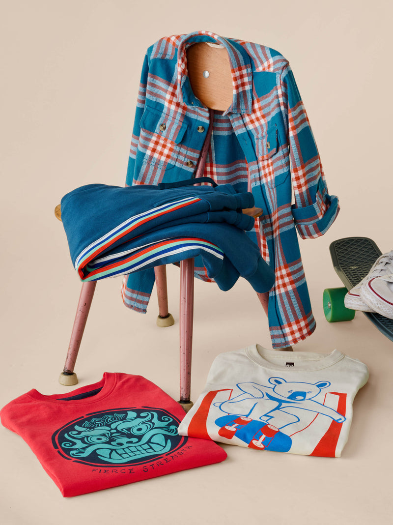 Heem Dragon Graphic Tee in Red Pepper - View 2