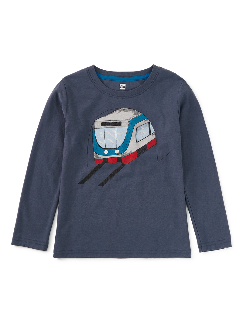 Tunnel Train Graphic Tee in Triumph - View 1