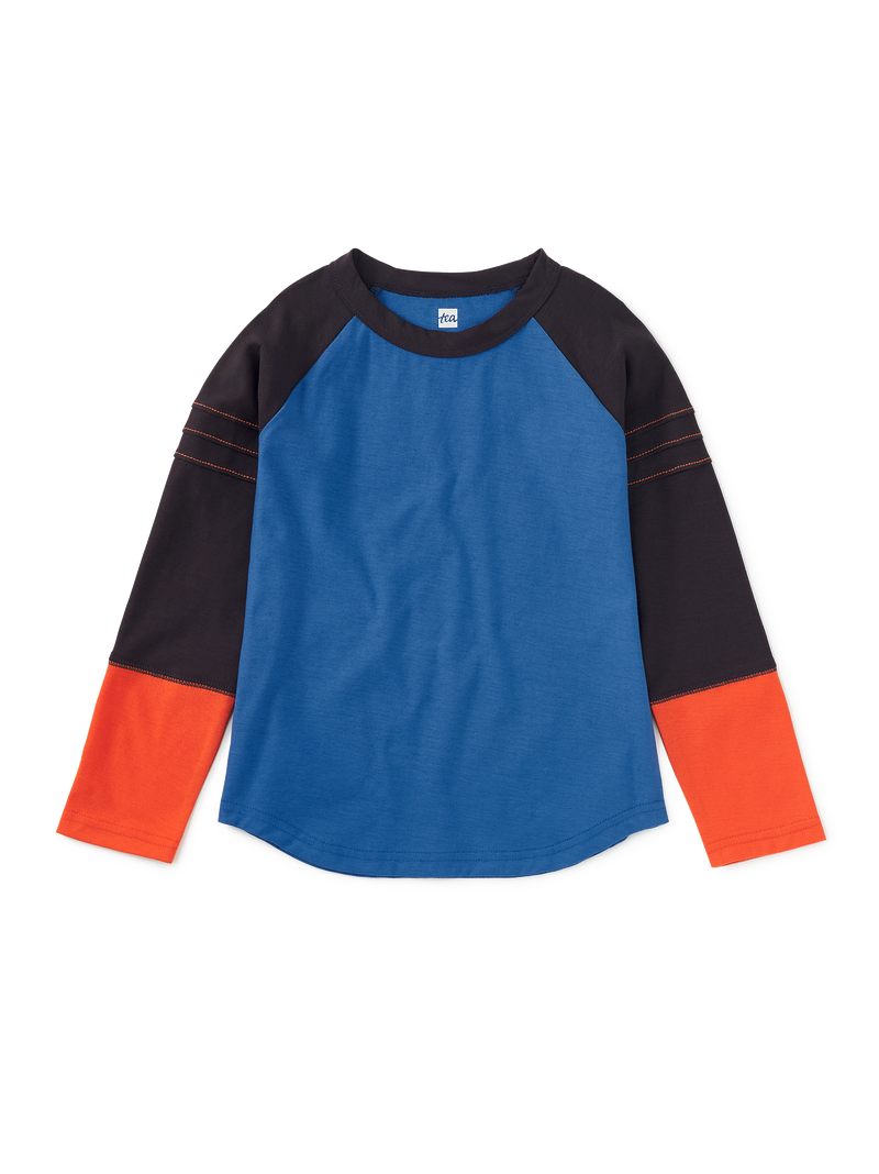 Explorer Colorblock Raglan Top in Imperial - View 1
