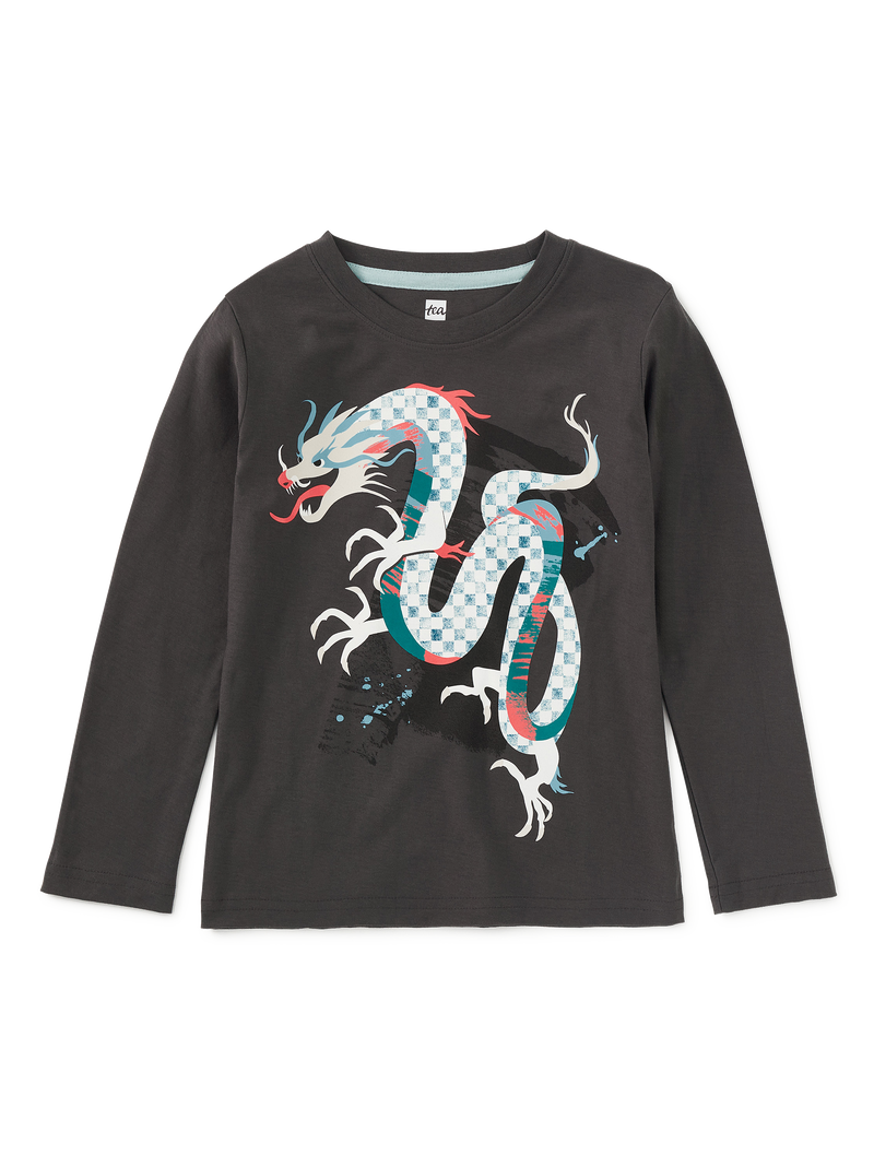 Dragon Graphic Tee in Pepper - View 1