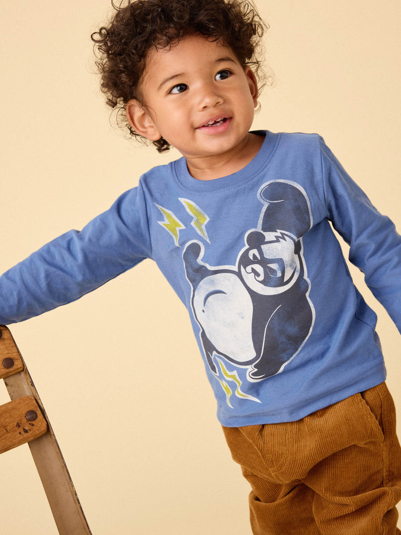 Super Panda Graphic Tee in Cobalt - View 2