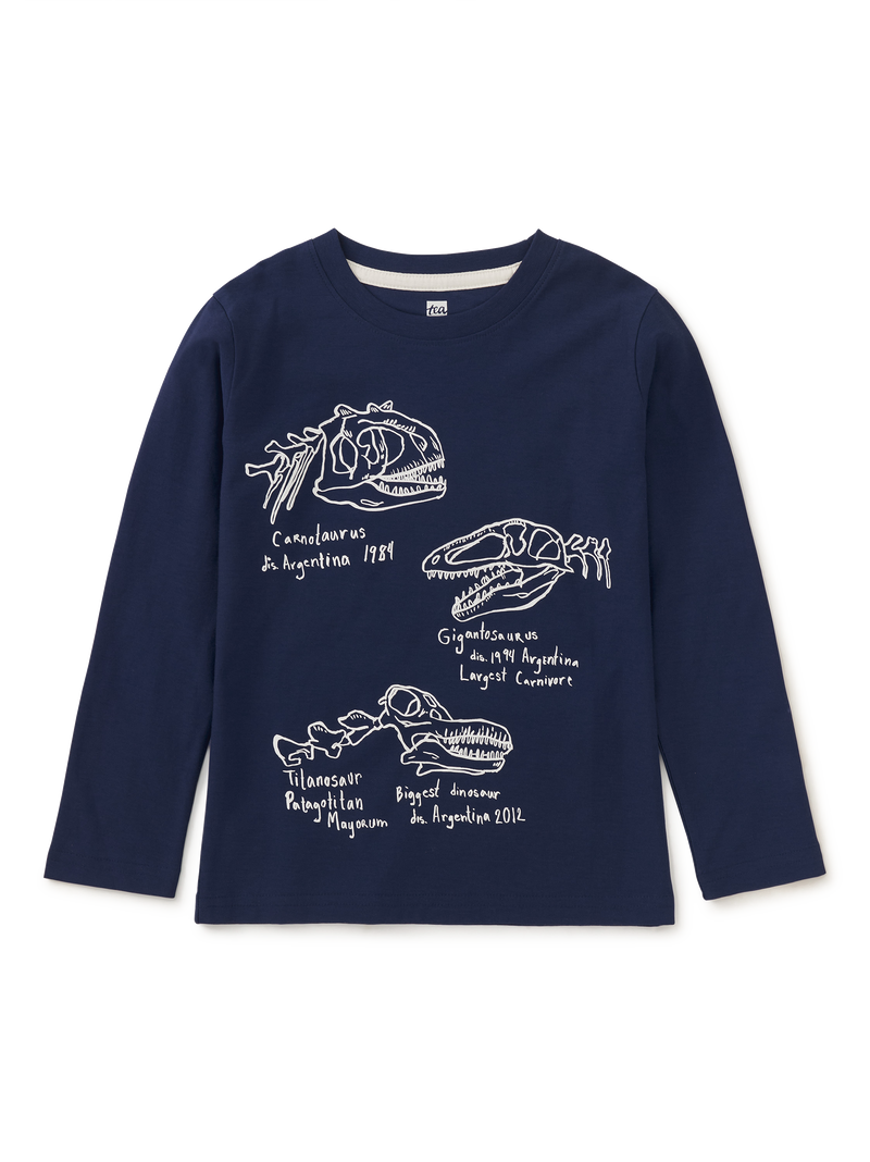 Dino Skulls Graphic Tee in Nightfall - View 1