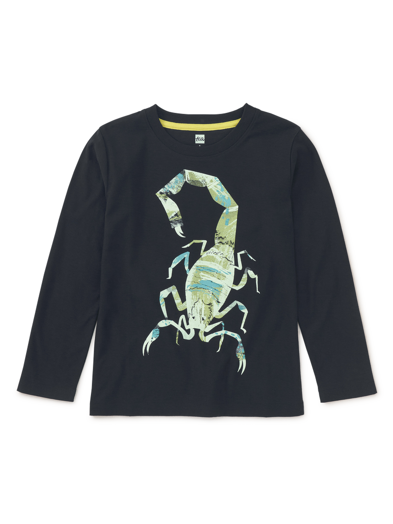 Scorpion Glow Graphic Tee in Jet Black - View 1