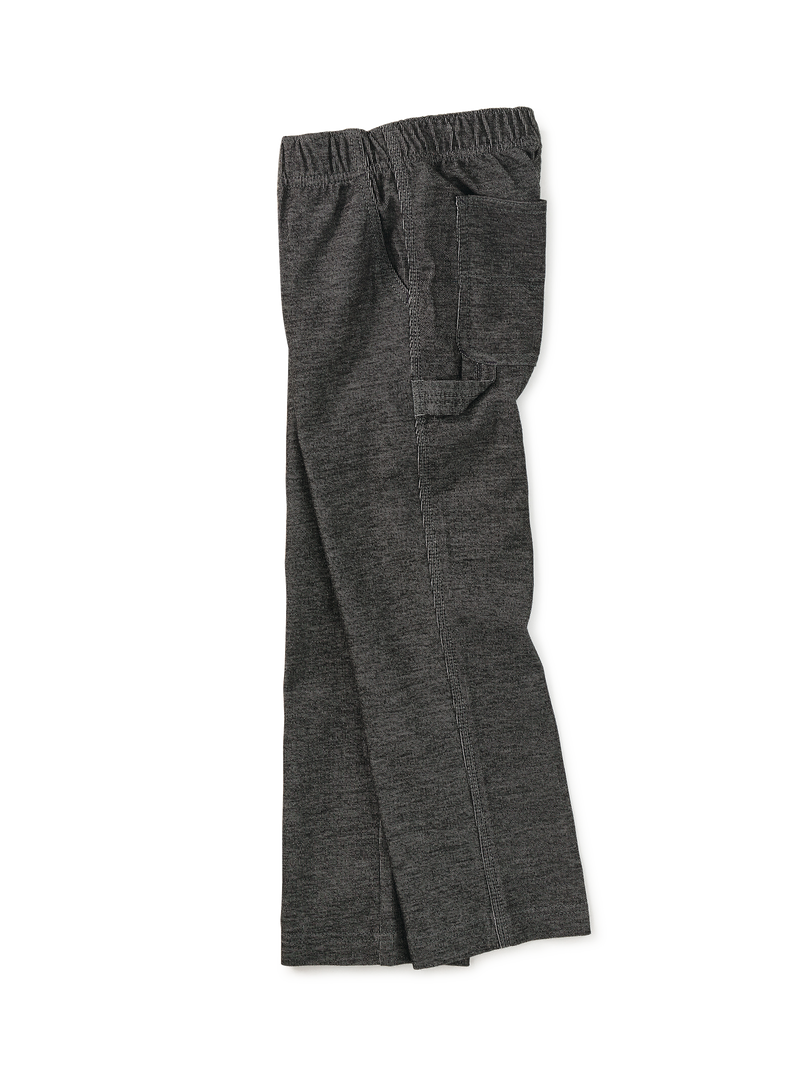 Denim-Like Carpenter Pants in Phantom - View 2