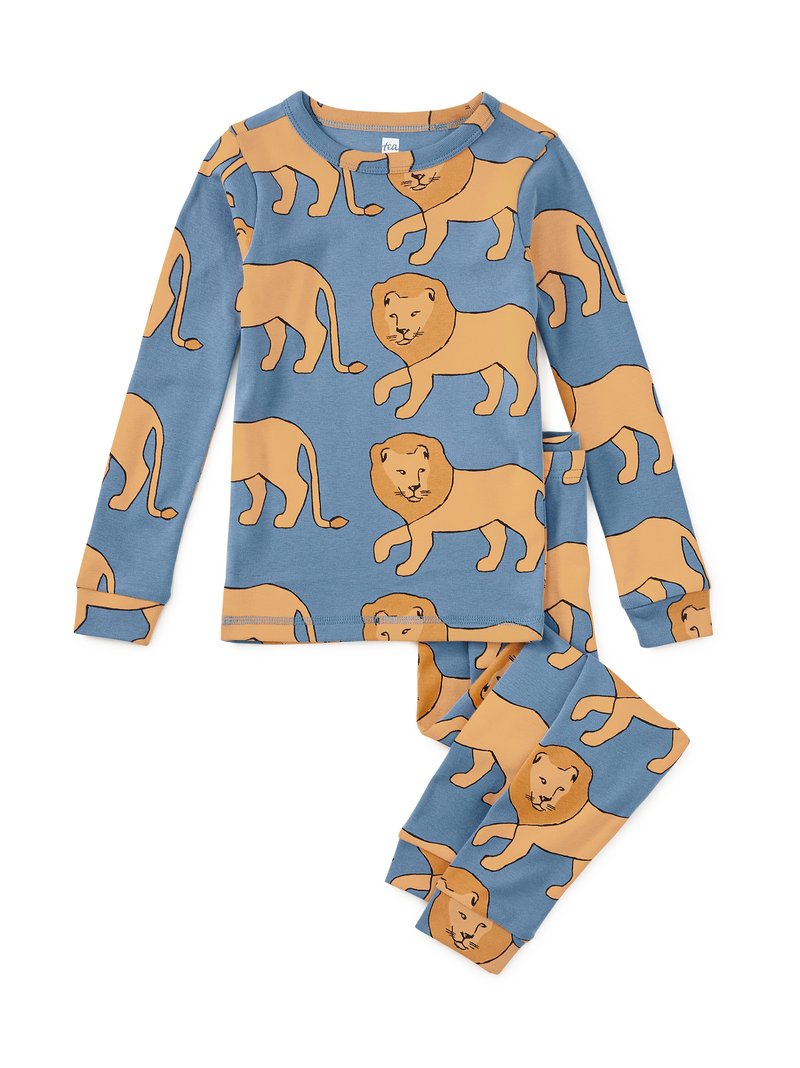 Goodnight Pajama Set in Lion - View 1