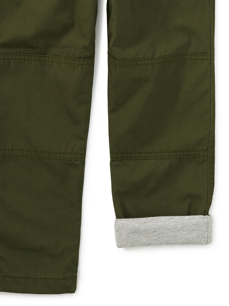 Cozy Does It Lined Pants in Grape Leaf - View 2
