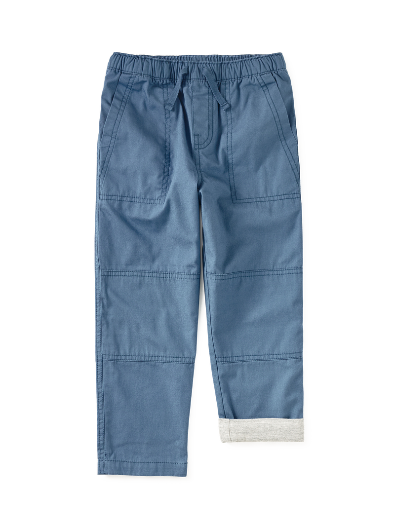 Cozy Does It Lined Pants in Coronet Blue - View 1