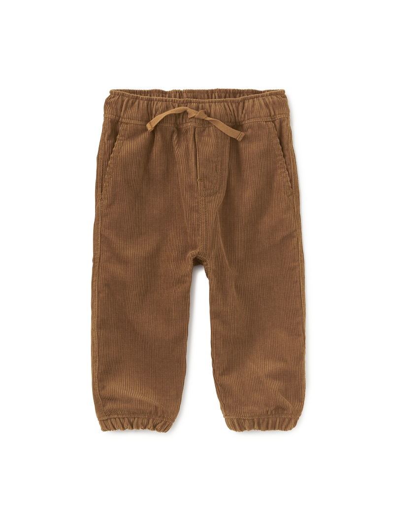 Corduroy Baby Pants in Acorn - View 1