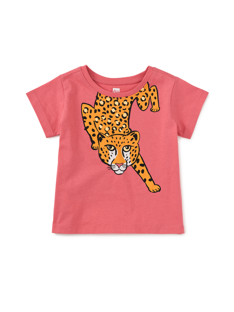 Prowling Jaguar Graphic Tee in Desert Rose - View 2