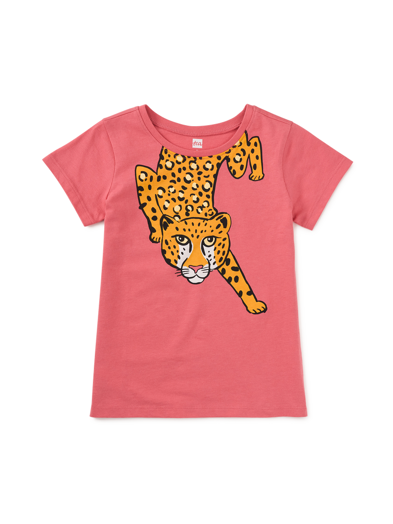 Prowling Jaguar Graphic Tee in Desert Rose - View 1