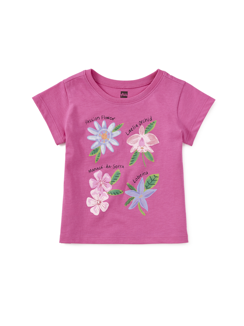Orchid Discovery Graphic Tee in Carousel Pink - View 2