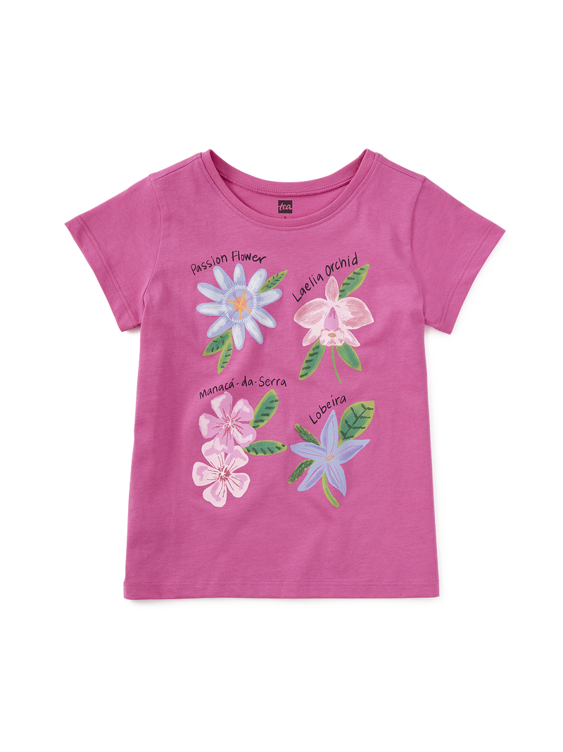 Orchid Discovery Graphic Tee in Carousel Pink - View 1