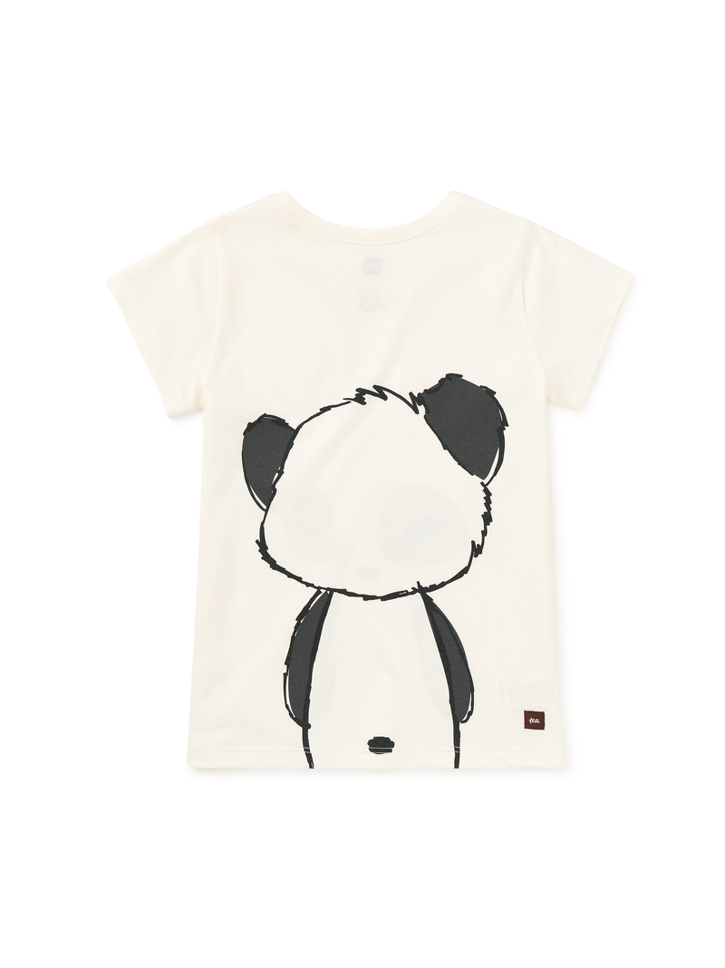 Panda Graphic Tee in Chalk - View 2
