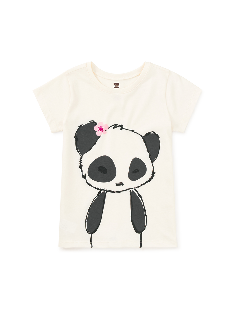 Panda Graphic Tee in Chalk - View 1