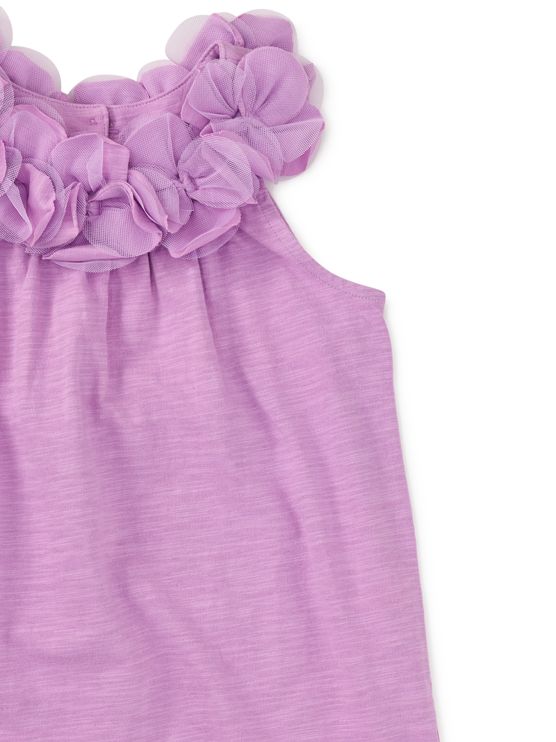 Blooming Lily Shift Dress in Sheer Lilac - View 2