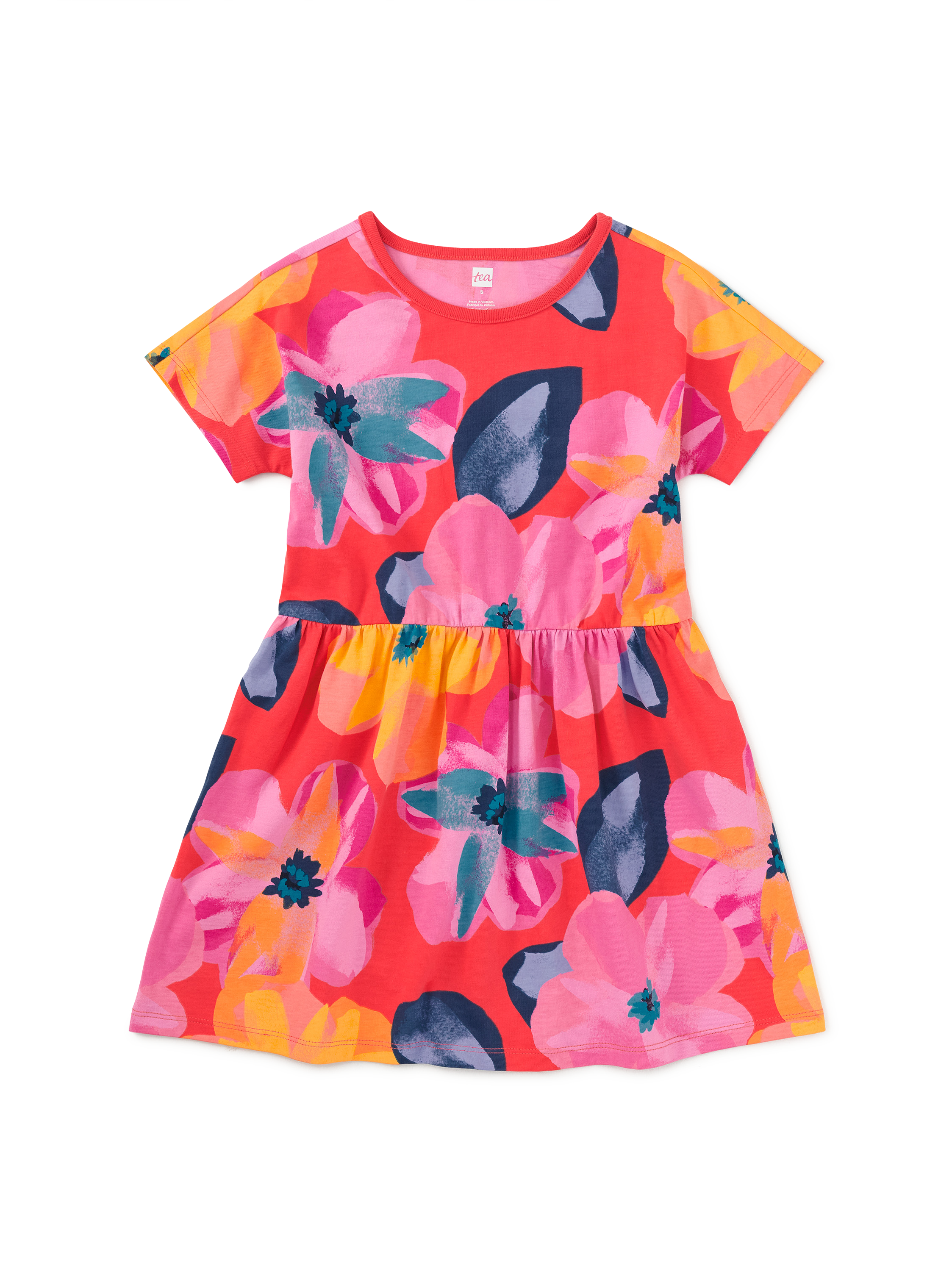 Short Sleeve Twirl Dress
