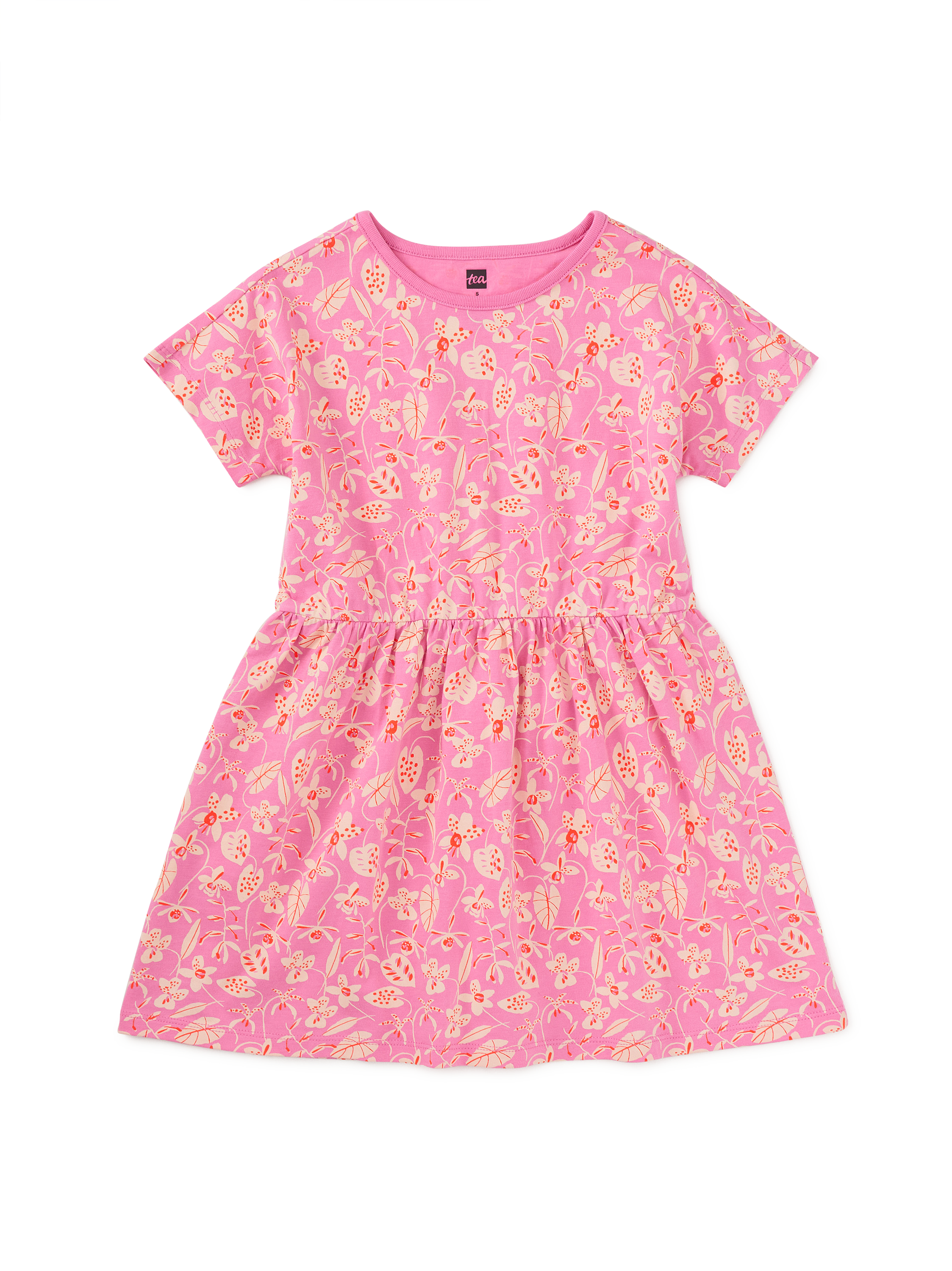 Short Sleeve Twirl Dress