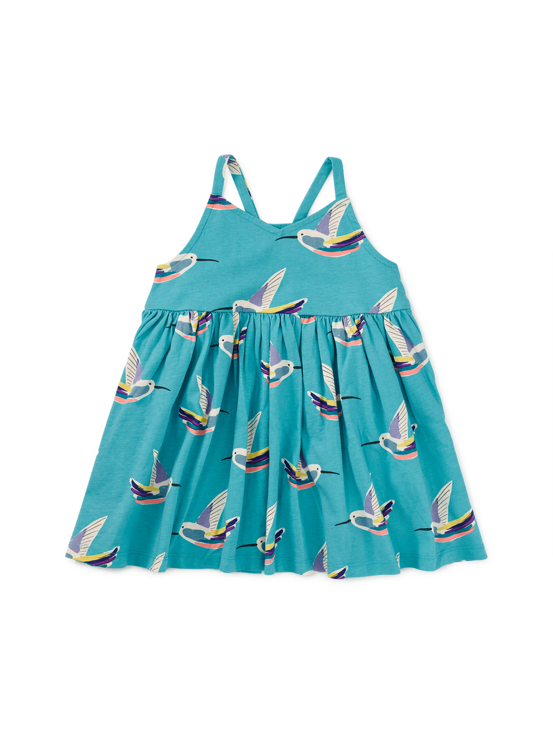 Racerback Twirl Dress in Hummingbird Haven - View 2