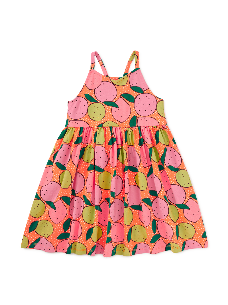 Racerback Twirl Dress in Dotty Citrus - View 1