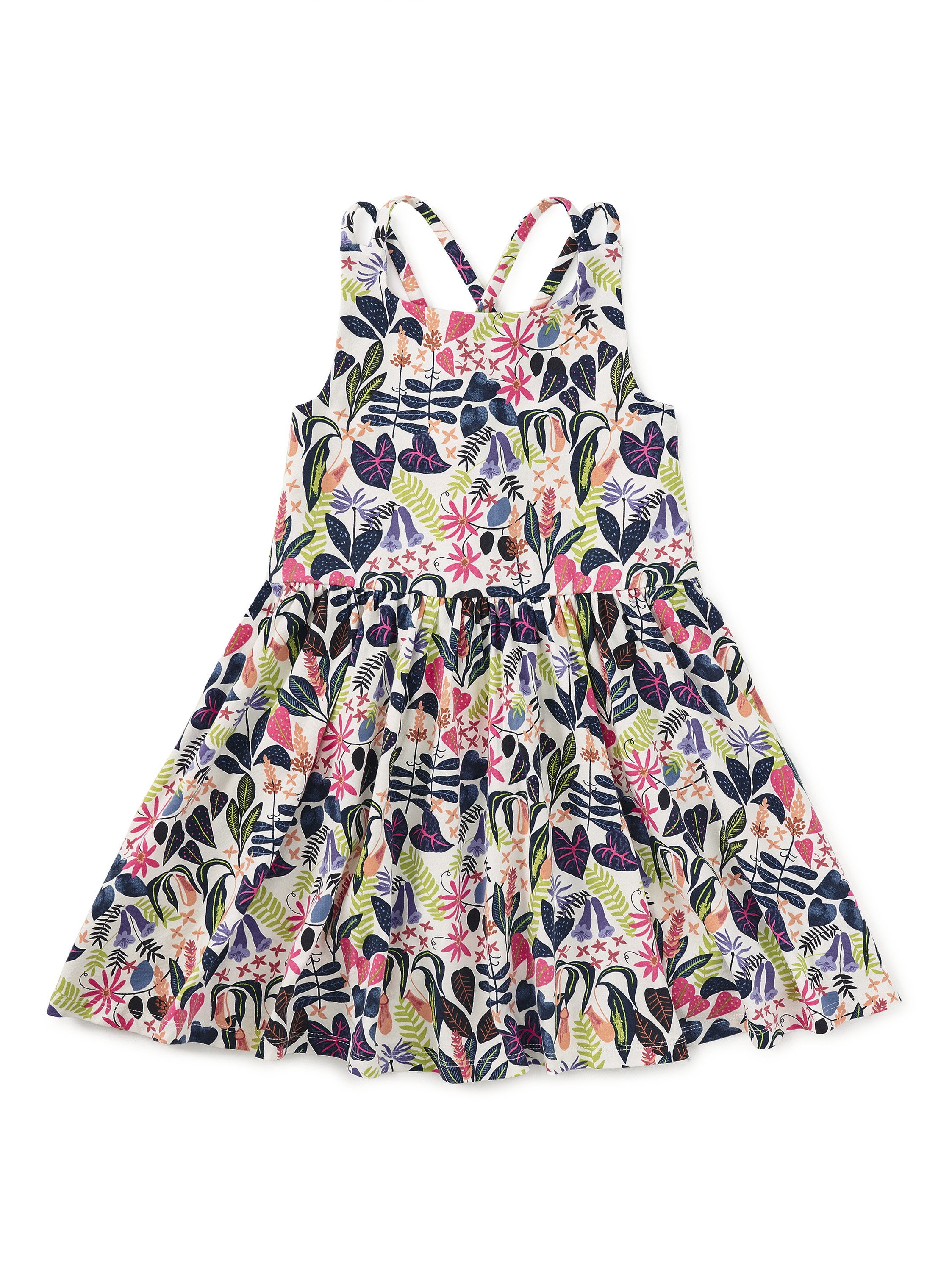 Strappy Back Skirted Dress