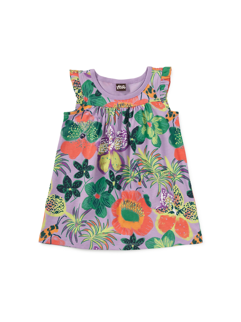 Mighty Mini Dress in Hanging Flowers Of Malindi - View 2