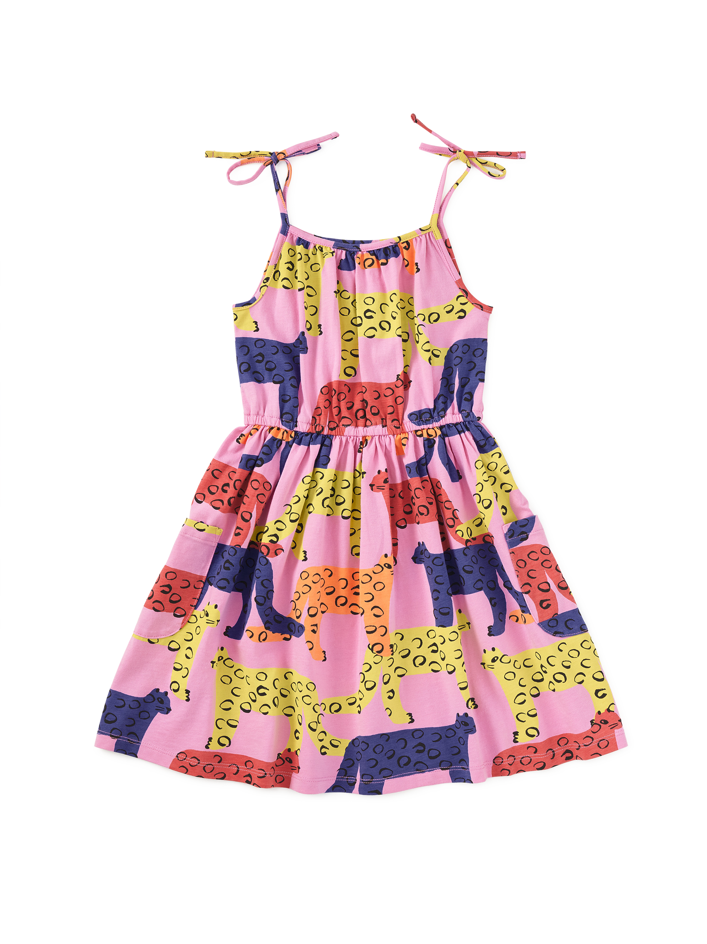 Tie Shoulder Twirl Dress