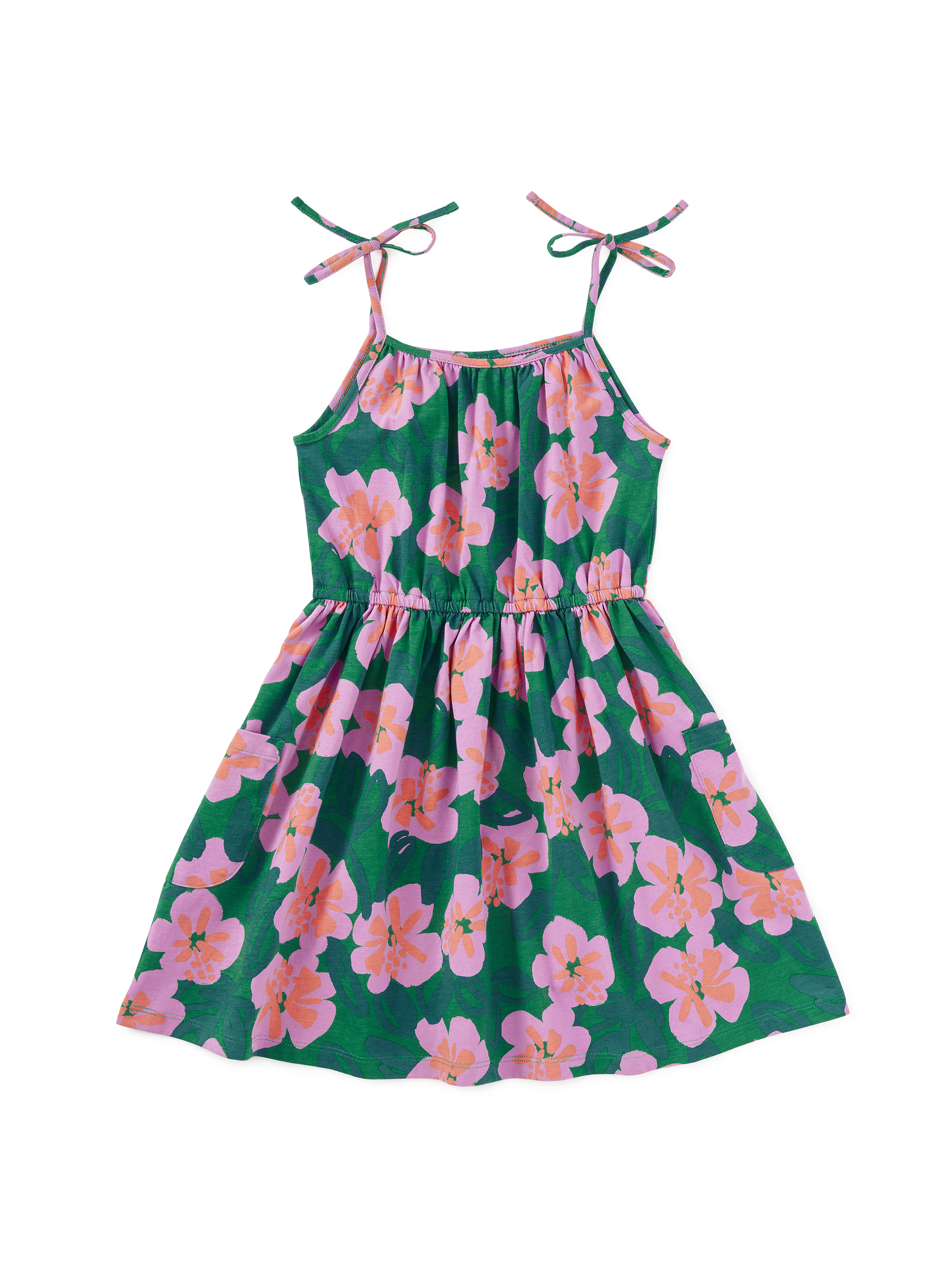 Tie Shoulder Twirl Dress