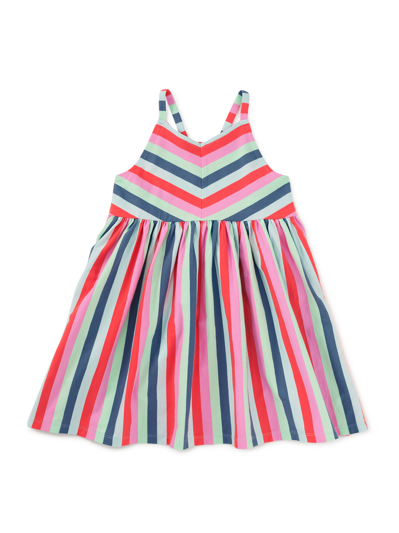 Racerback Twirl Dress in Scarlet - View 1