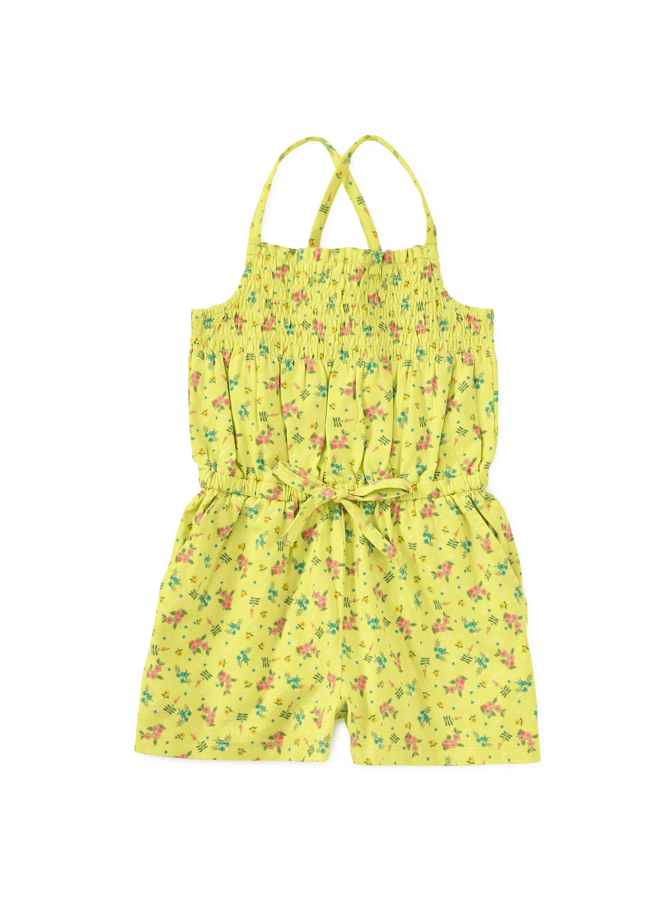 Smocked Strappy Romper