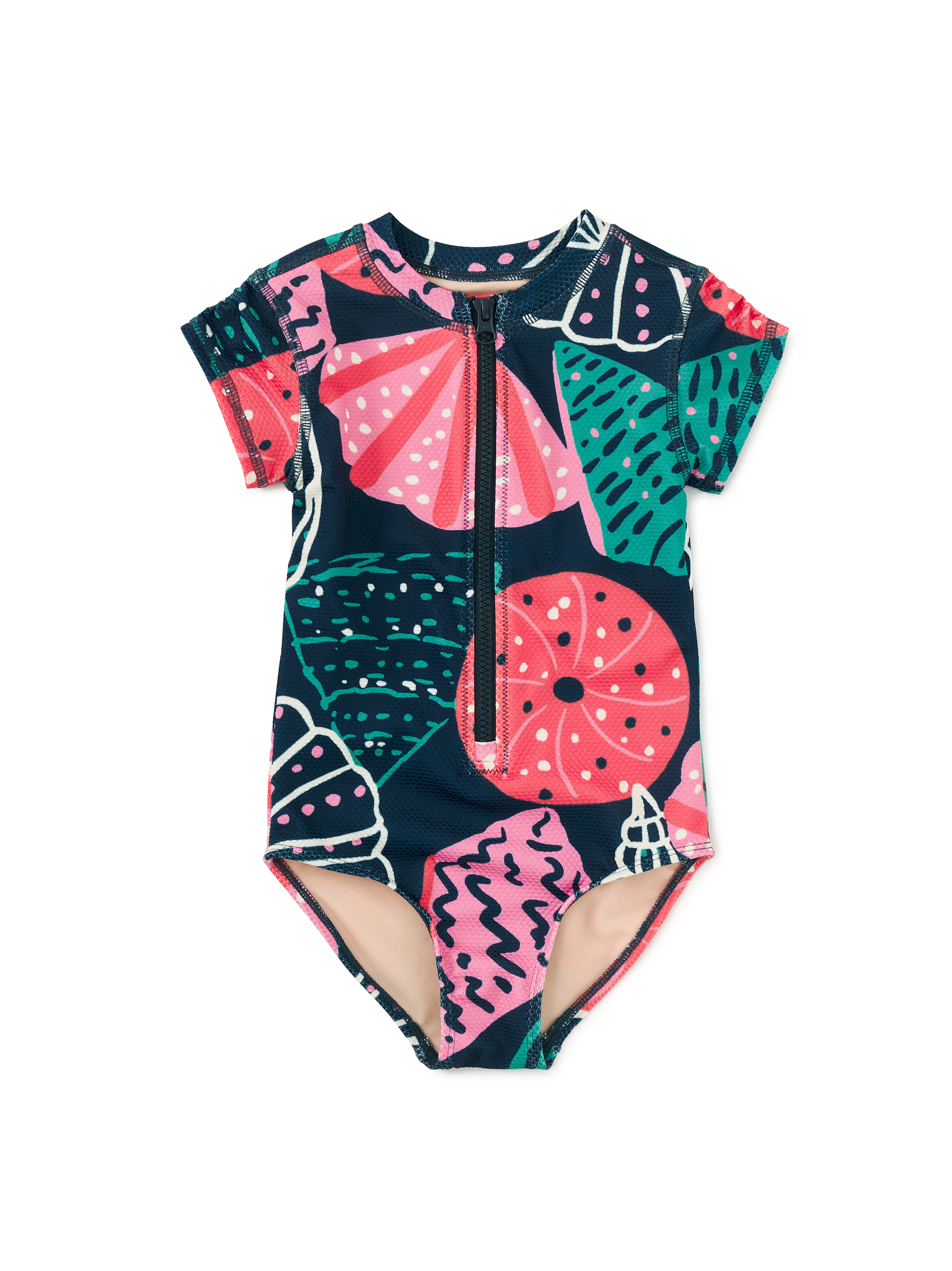 Rash Guard One-Piece Swimsuit