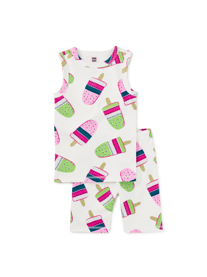 Summer Nights Tank Pajama Set in Popsicles - View 1