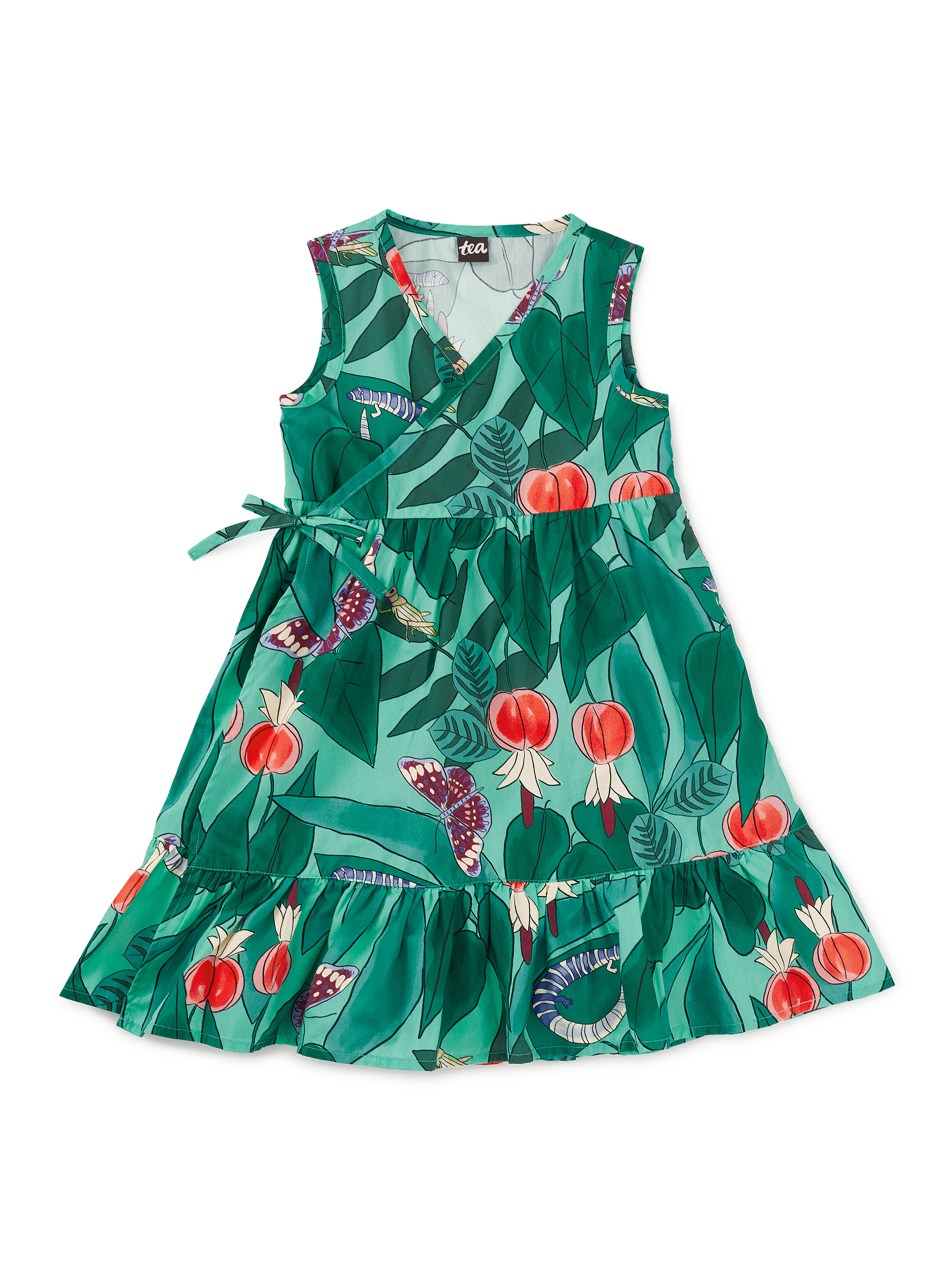 Sleeveless Wrap Dress