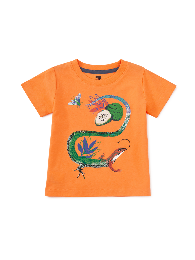 Lizard Lunch Graphic Tee in Sunburst - View 2