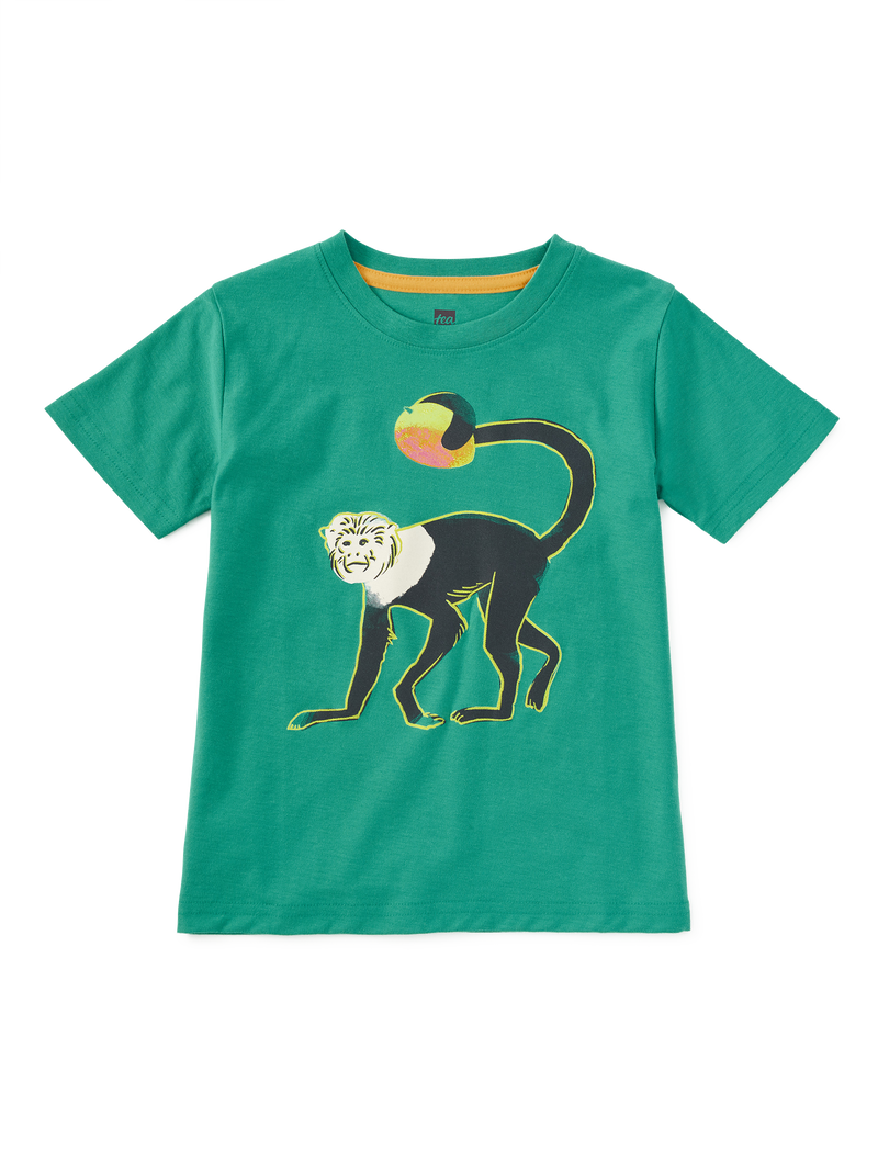 Monkey And Mango Graphic Tee in Viridis - View 1