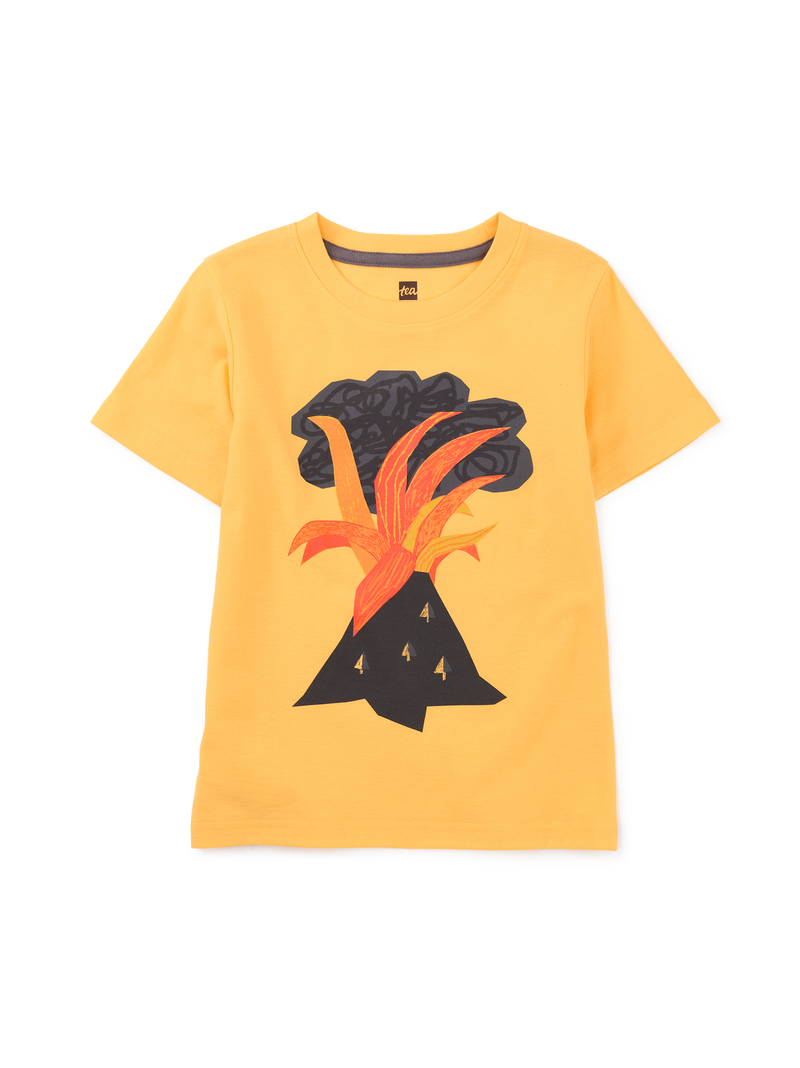 Volcano Graphic Tee in Del Sol - View 1