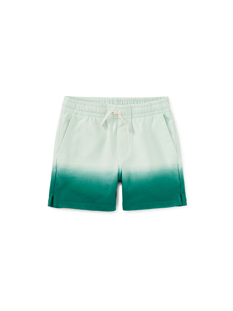 Dip Dye Knit Shortie in Rainforest - View 1