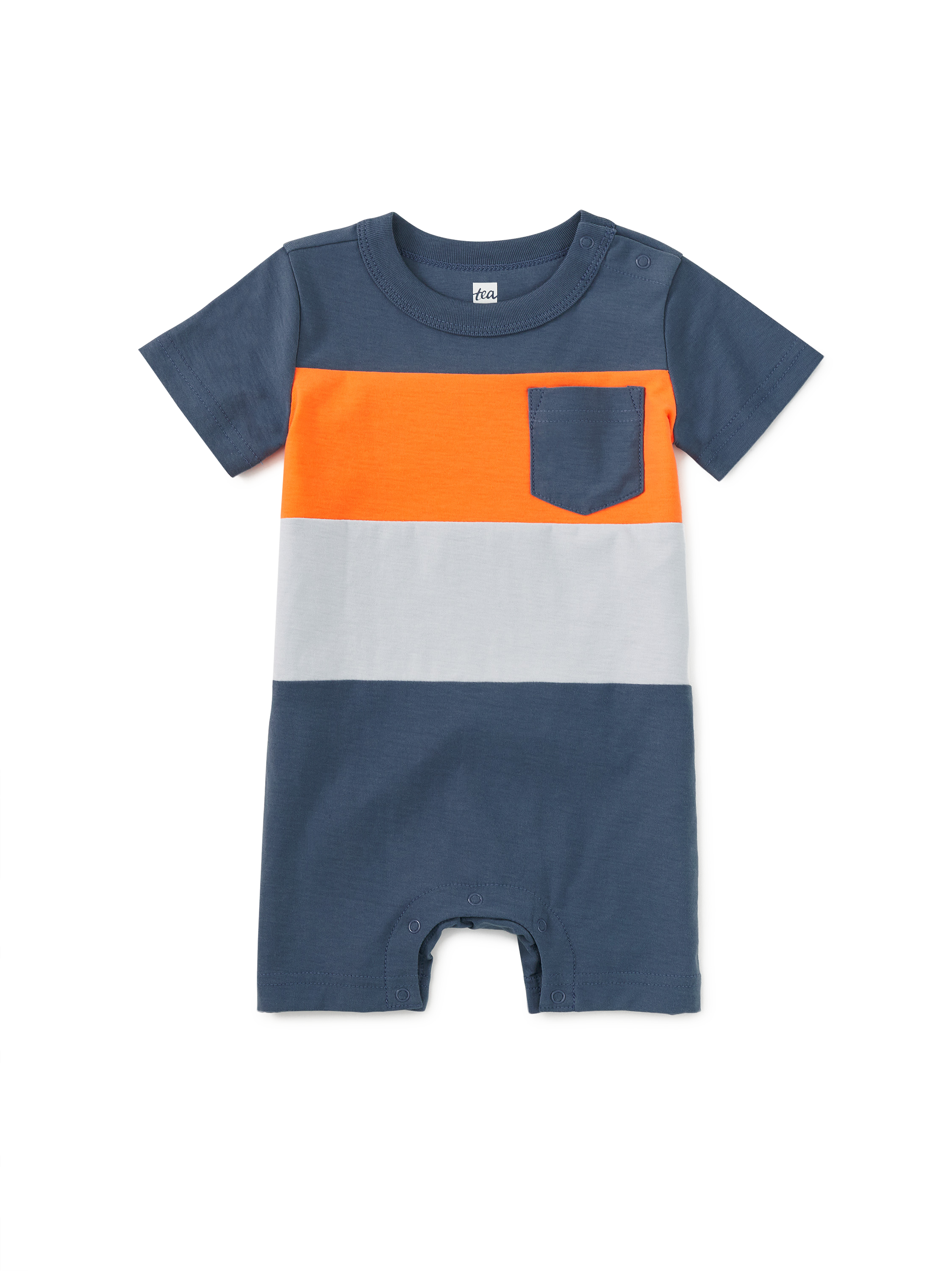 Colorblock Baby Romper