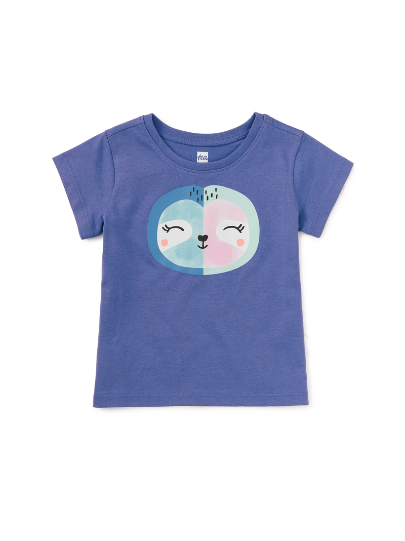 Serene Sloth Graphic Tee in Han Purple - View 2